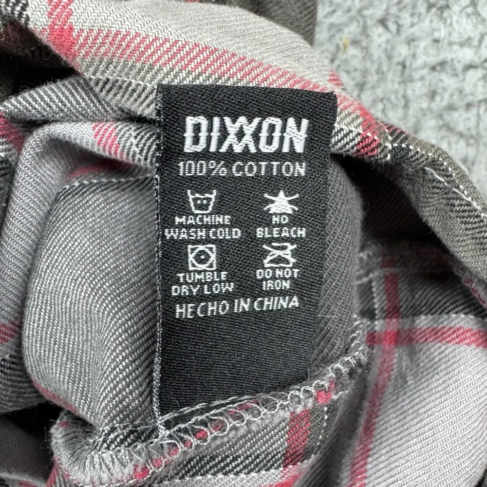Dixxon Flannel Shirt Men 3XL Gray The Hotshot FR Work Fire Resistant Long Sleeve - Picture 12 of 12